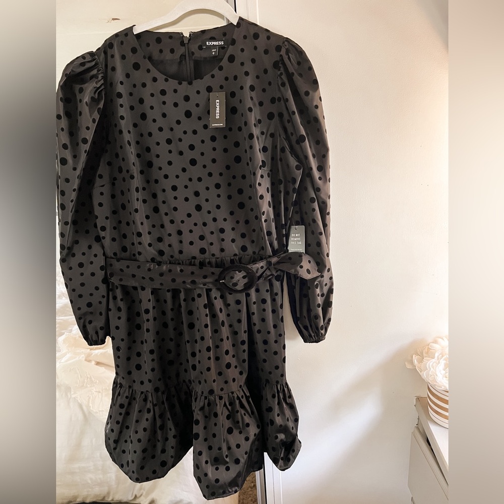 EXPRESS midi black dress 🖤